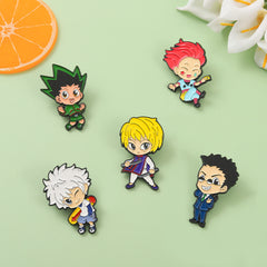 Anime Character Enamel Lapel Pin for Jackets Hats Scarves