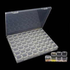 Adjustable Clear Plastic Storage Box Beads Container Organizer