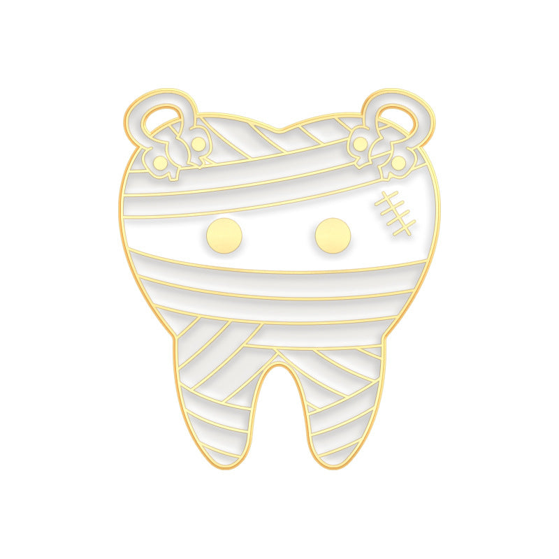 Love Teeth Funny Brooch For Men Pins