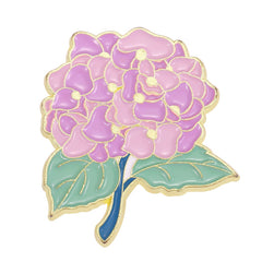 Lily Violet Flower Brooch For Men
