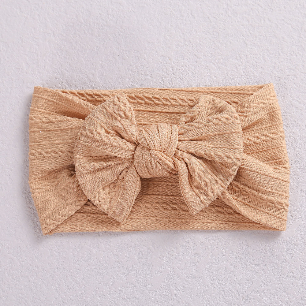 Bow Nylon Headband for Baby Girls