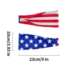 Independence Headband Sports Elastic Headband Sweat Absorption Hair Accessories