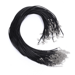 20PCS Leather Chains Pendant Charms Cord Jewelry Findings String Cord Necklace