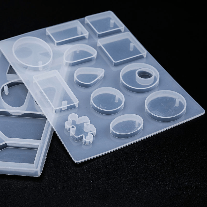 DIY Crystal Drop Glue Mold Silicone Necklace Kit