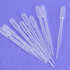 100PCS Plastic Test Tubes Graduated Pipettes 1ML 3ML