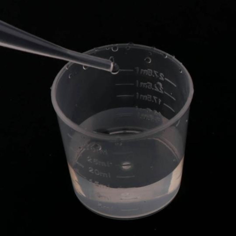 100PCS Plastic Test Tubes Graduated Pipettes 1ML 3ML