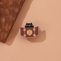 Alloy Cat Brooch Pin Cute Kitten Jewelry