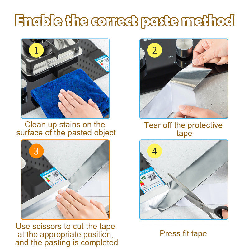 Waterproof Sink Sticker Tape Anti-mold Heat Foil