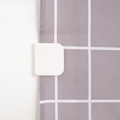 4pcs Shower Curtain Clips Anti Splash Easy Install Stylish Bathroom Decor