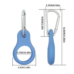 Silicone Water Bottle Carabiner Holder Portable Sports Bottle Holder