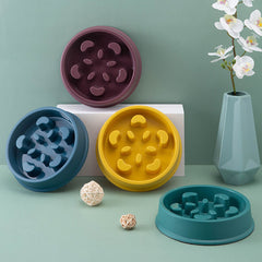 Dog Slow Feeder Bowl - Promotes Healthy Eating Habits