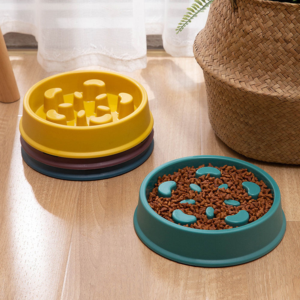 Dog Slow Feeder Bowl - Promotes Healthy Eating Habits