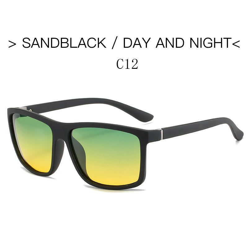 Men's Night Sports Sunglasses Large Frame Cycling Night Vision Goggles