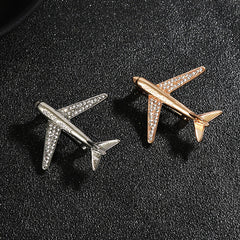 Aircraft Brooch For Men