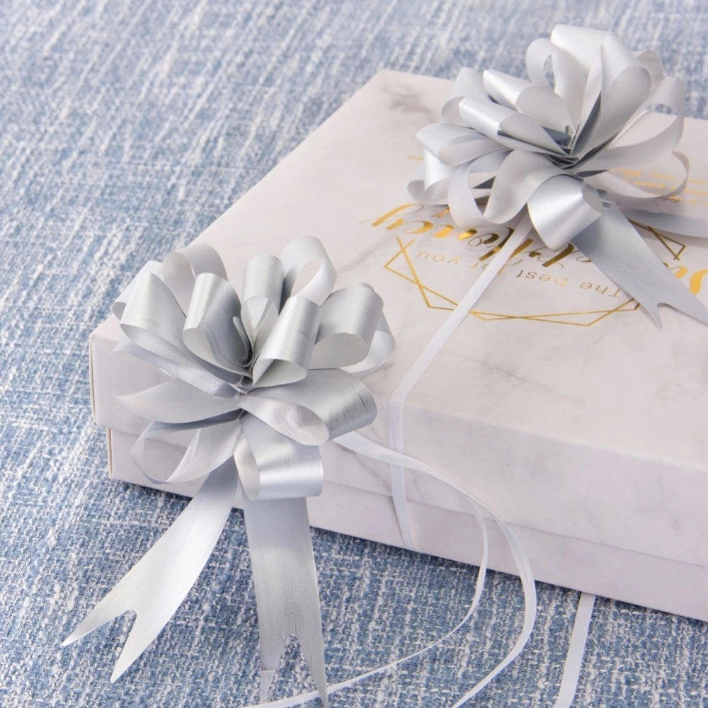 10pcs Gift Wrap Bows Pull Bows For Gift Present Wrapping DIY Craft Box Decor