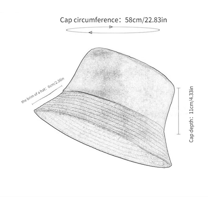 Faux Pearl Decor Bucket Hat Lace Sun Hat Lightweight Travel Beach Hat