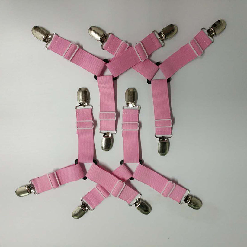 4pcs Set Bed Sheet Grippers Fastener Bed Sheet Clips Mattress Cover Holder
