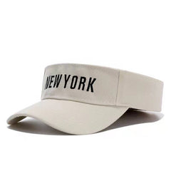 YORK Embroidery Sun Visor UV Protection Breathable Cap