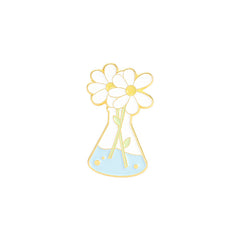 Cartoon Bottle Plant Series Metal Pin Badge for Clothes Backpack Hat