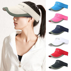Sport Visor Hat Lightweight Adjustable Sun Hat Casual Tennis Golf Cap