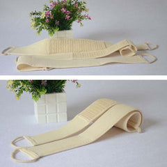 Exfoliating Back Strap Bath Shower Body Sponge Scrubber Brush