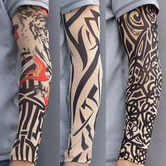 Flower Arm Tattoo Sleeves Sun UV Protection Arm Warmers for Men Women