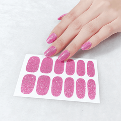 Glitter Nail Stickers Full Coverage Shine for DIY Nail Art