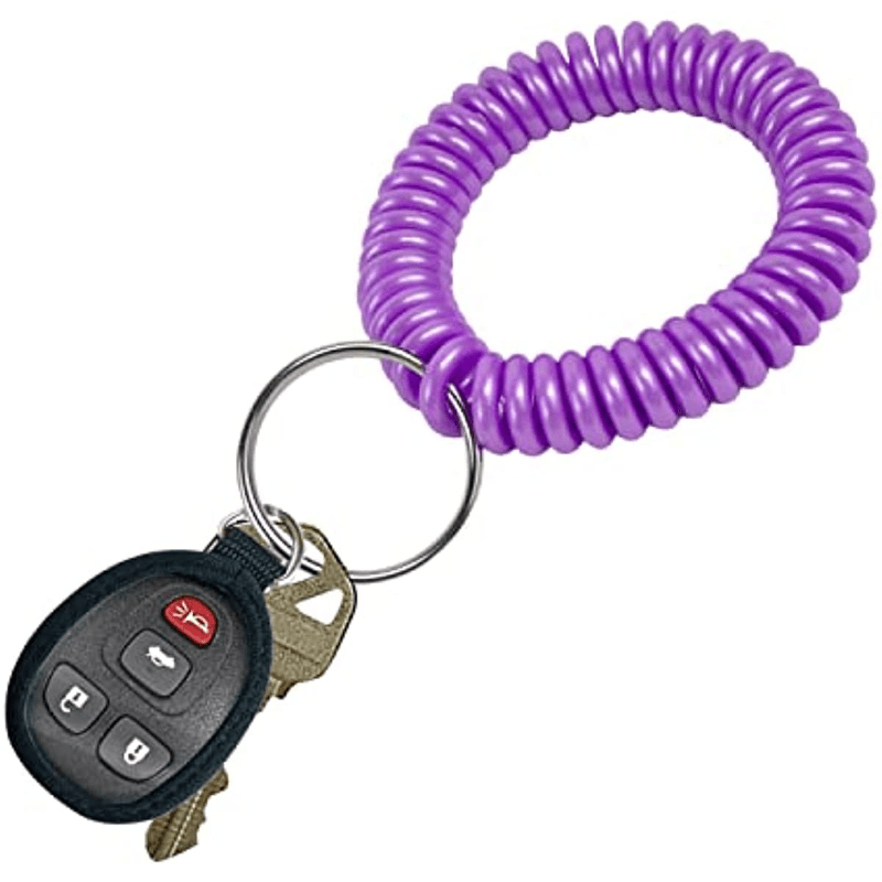 Coli Wire Bracelet Keychain Hair Tie Key Ring Purse Bag Charm Earphone Accessory
