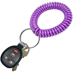 Coli Wire Bracelet Keychain Hair Tie Key Ring Purse Bag Charm Earphone Accessory