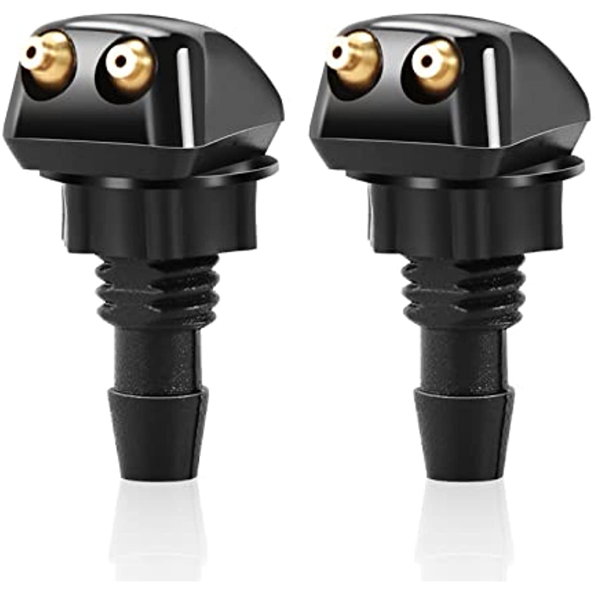 Vehicle Windshield Washer Nozzle 2pcs Straight Pillar Nozzle