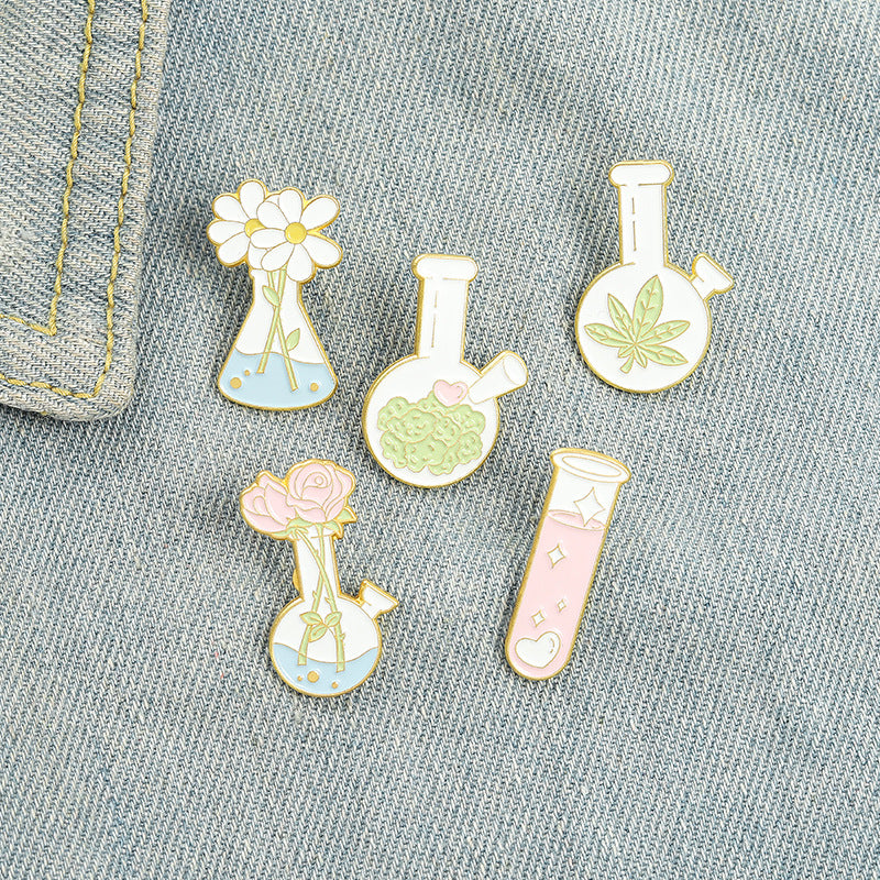 Men's Mini Vase Beaker Brooch - Unique Gift