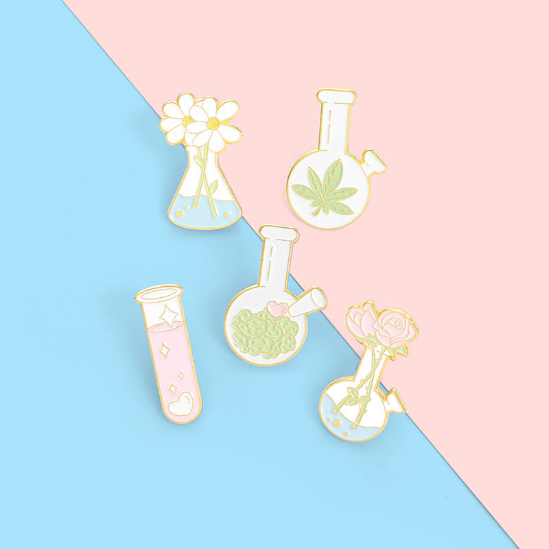 Men's Mini Vase Beaker Brooch - Unique Gift