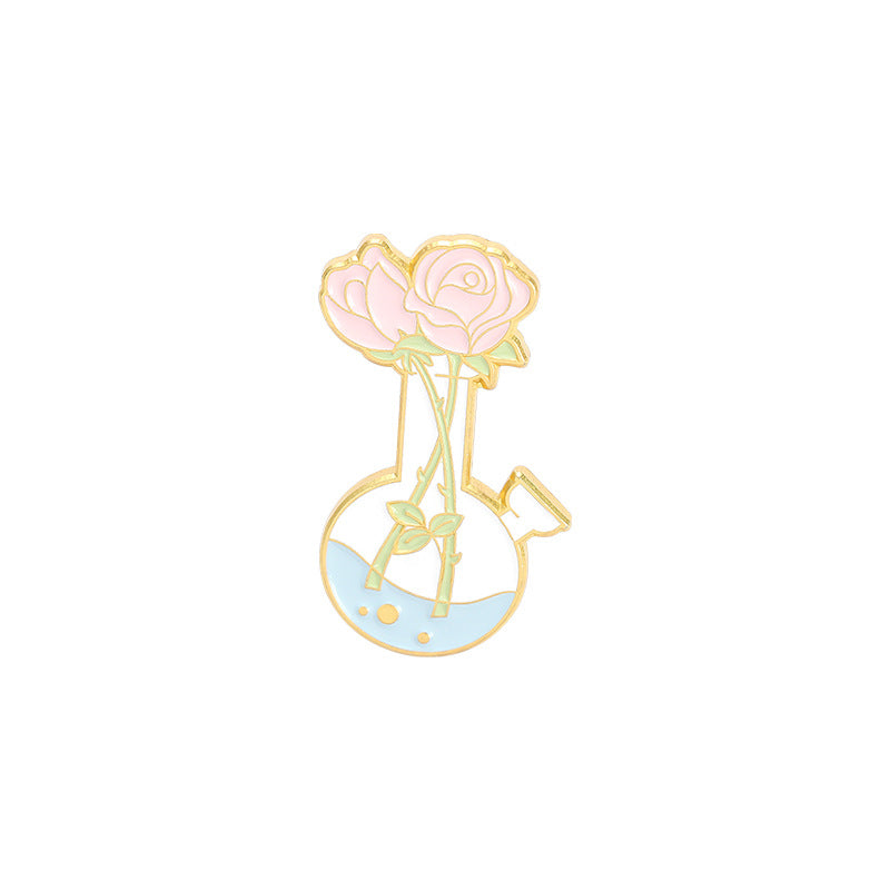 Men's Mini Vase Beaker Brooch - Unique Gift