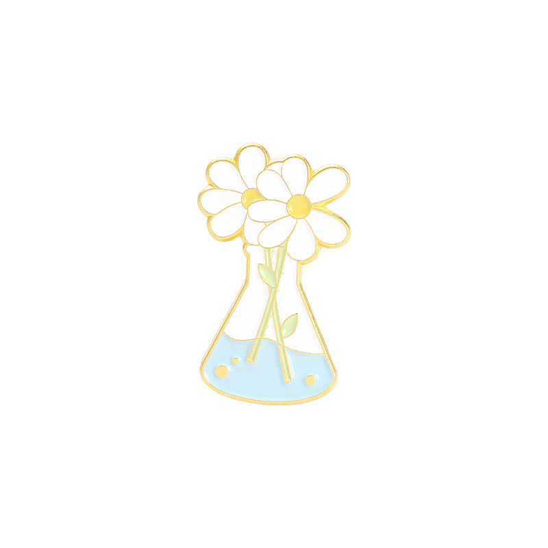 Men's Mini Vase Beaker Brooch - Unique Gift
