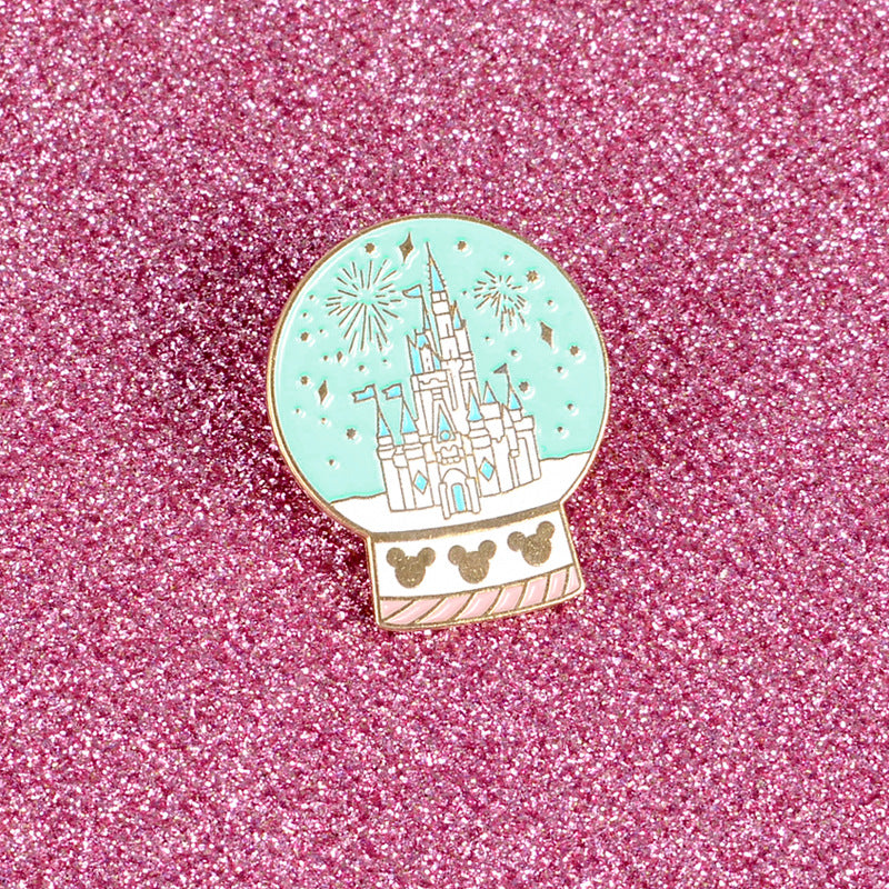 Crystal Ball Castle Brooch