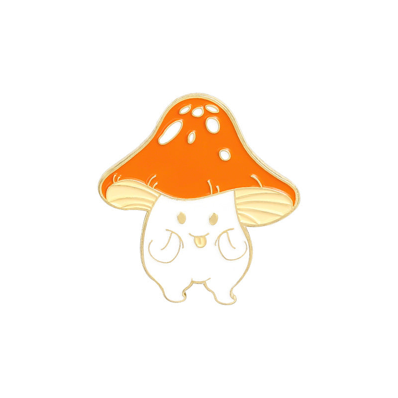 Mushroom Instrument Brooch - Creative Pins for Men