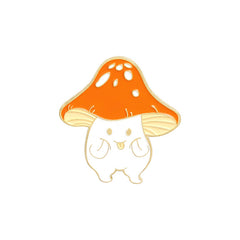Mushroom Instrument Brooch - Creative Pins for Men
