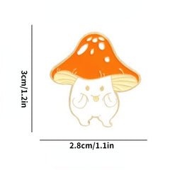 Mushroom Instrument Brooch - Creative Pins for Men