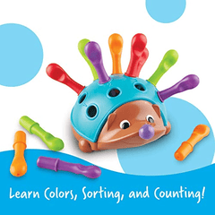Infant Hedgehog Toy for Cognitive and Number Training