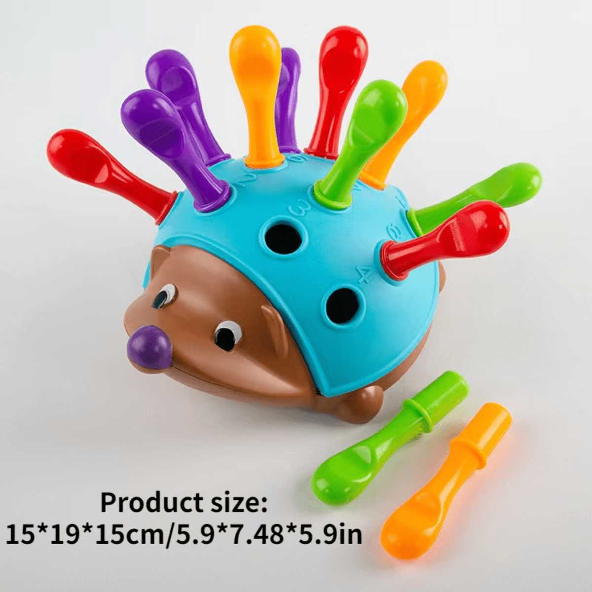 Infant Hedgehog Toy for Cognitive and Number Training