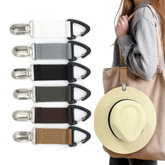 1pc Hat Shawl Clips Travel Gear Hanging Clip For Tote Bag