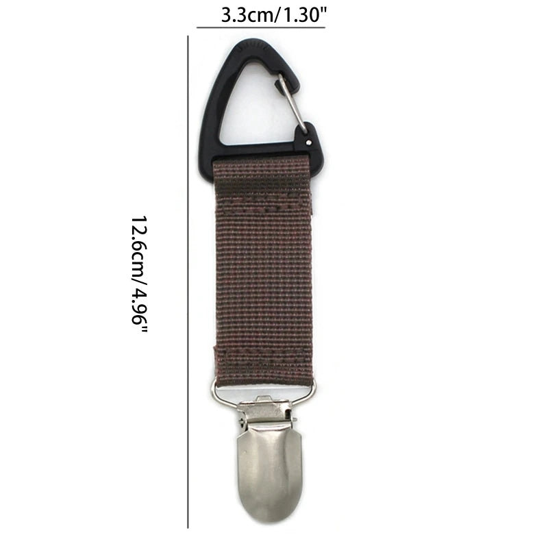 1pc Hat Shawl Clips Travel Gear Hanging Clip For Tote Bag