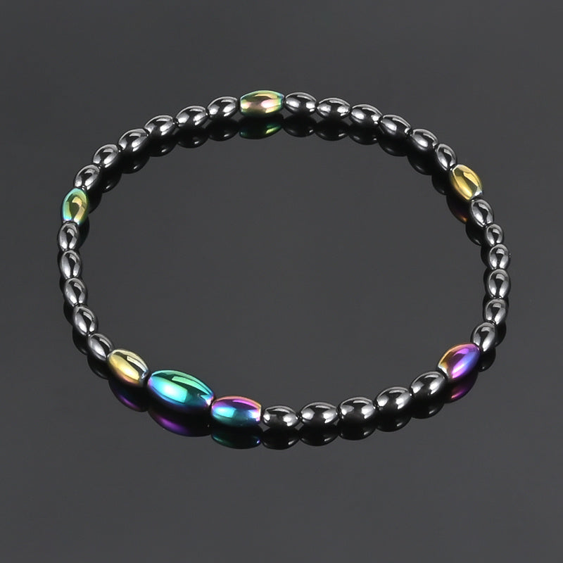Magnetic Gallstone Beaded Anklet Bracelet