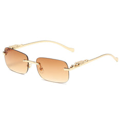 Men's Rimless Sunglasses UV Protection Sunglasses