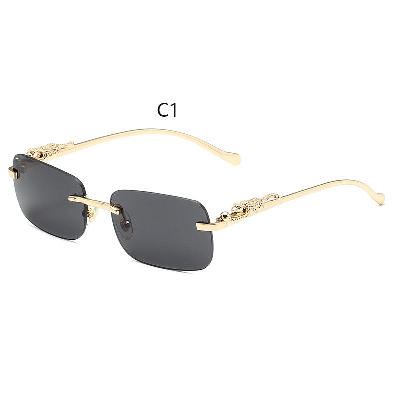 Men's Rimless Sunglasses UV Protection Sunglasses