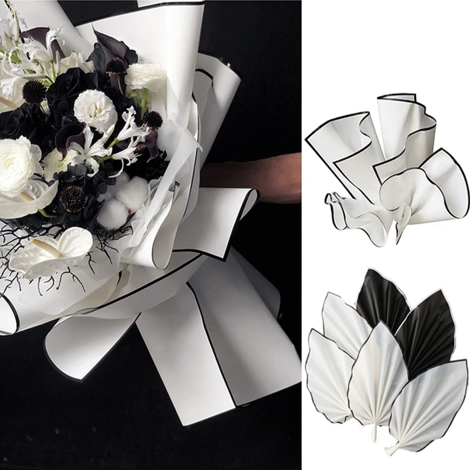 20 Sheets Waterproof Floral Wrapping Paper 57 91