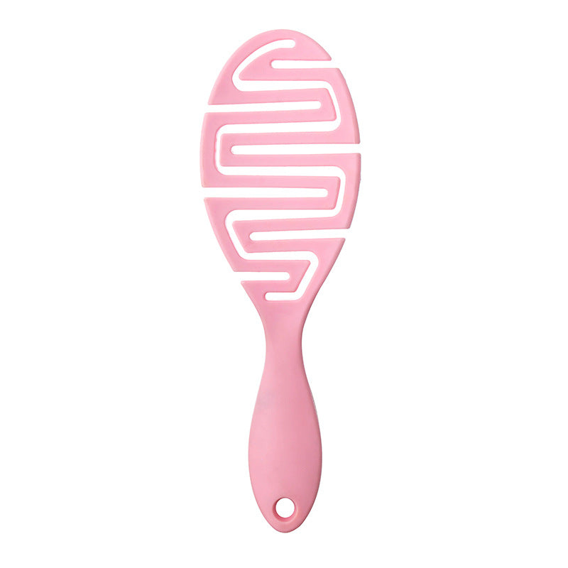 Ribs Comb Hair Brush Scalp Massage Combs Soft Teeth Styling Detangler