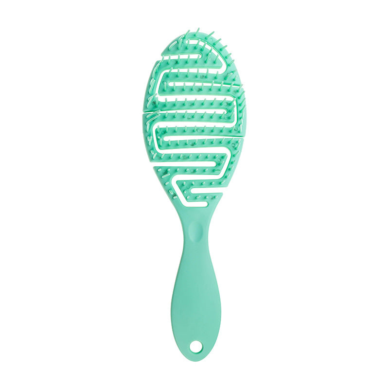 Ribs Comb Hair Brush Scalp Massage Combs Soft Teeth Styling Detangler