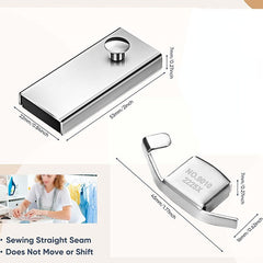 2Pcs Magnetic Seam Guide For Sewing Machine