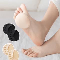 Foot Pads Five Toe Pads Front Half Insoles Absorbent Shock Absorbing Socks